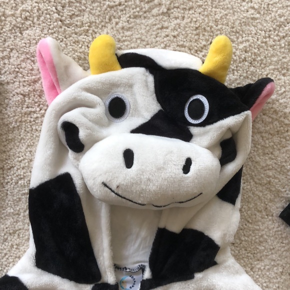Adult Onesie Halloween Cow Costume - Picture 5 of 16
